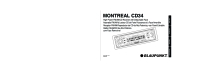 Blaupunkt Montreal-CD-34 - Owners Manual
